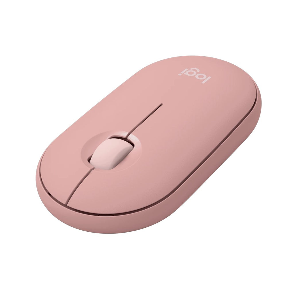Raton Inalambrico Logitech Pebble Mouse 2 M350s Rosa Bluetooth
