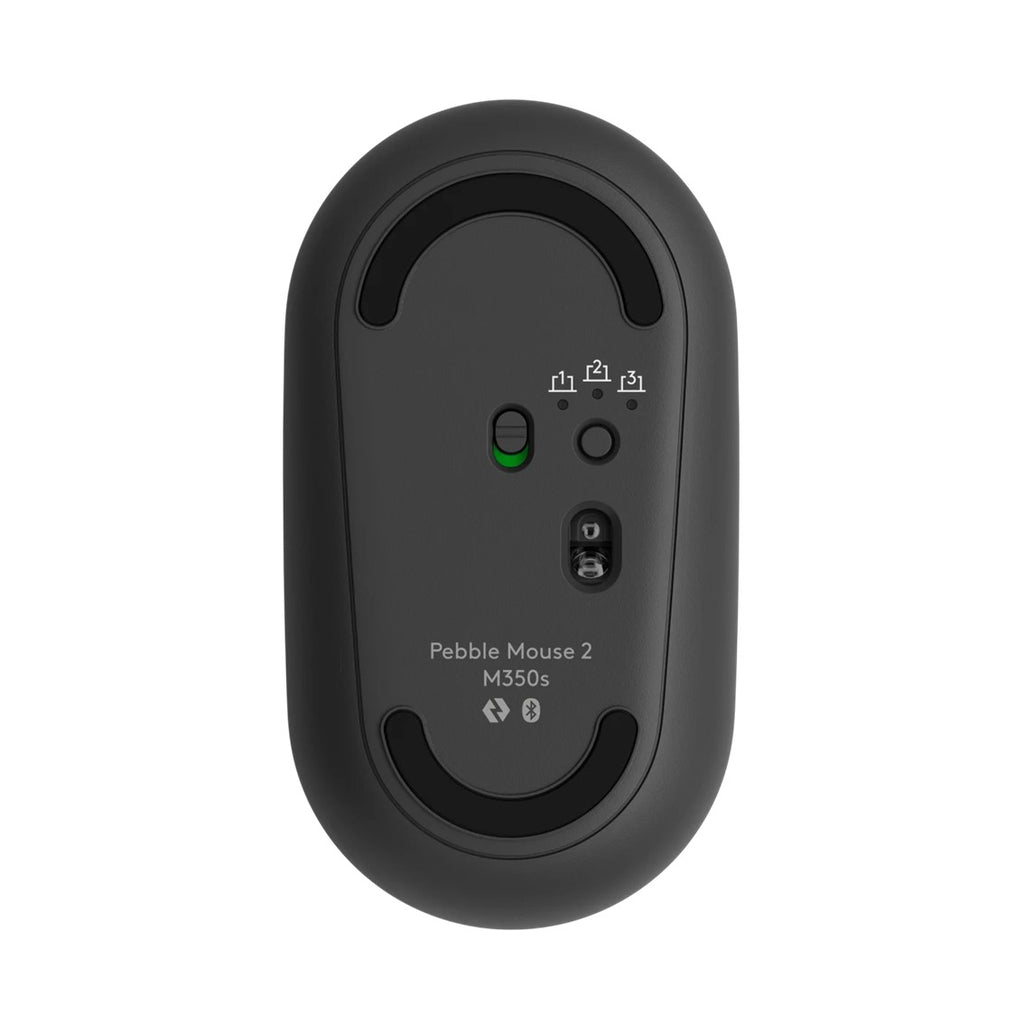 Raton Inalambrico Logitech Pebble Mouse 2 M350s Negro Bluetooth