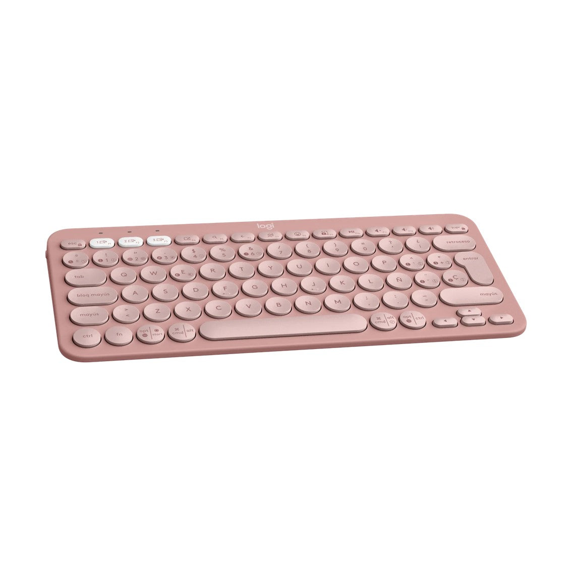 Teclado Logitech Pebble Keys 2 K380s Inalambrico Rosa