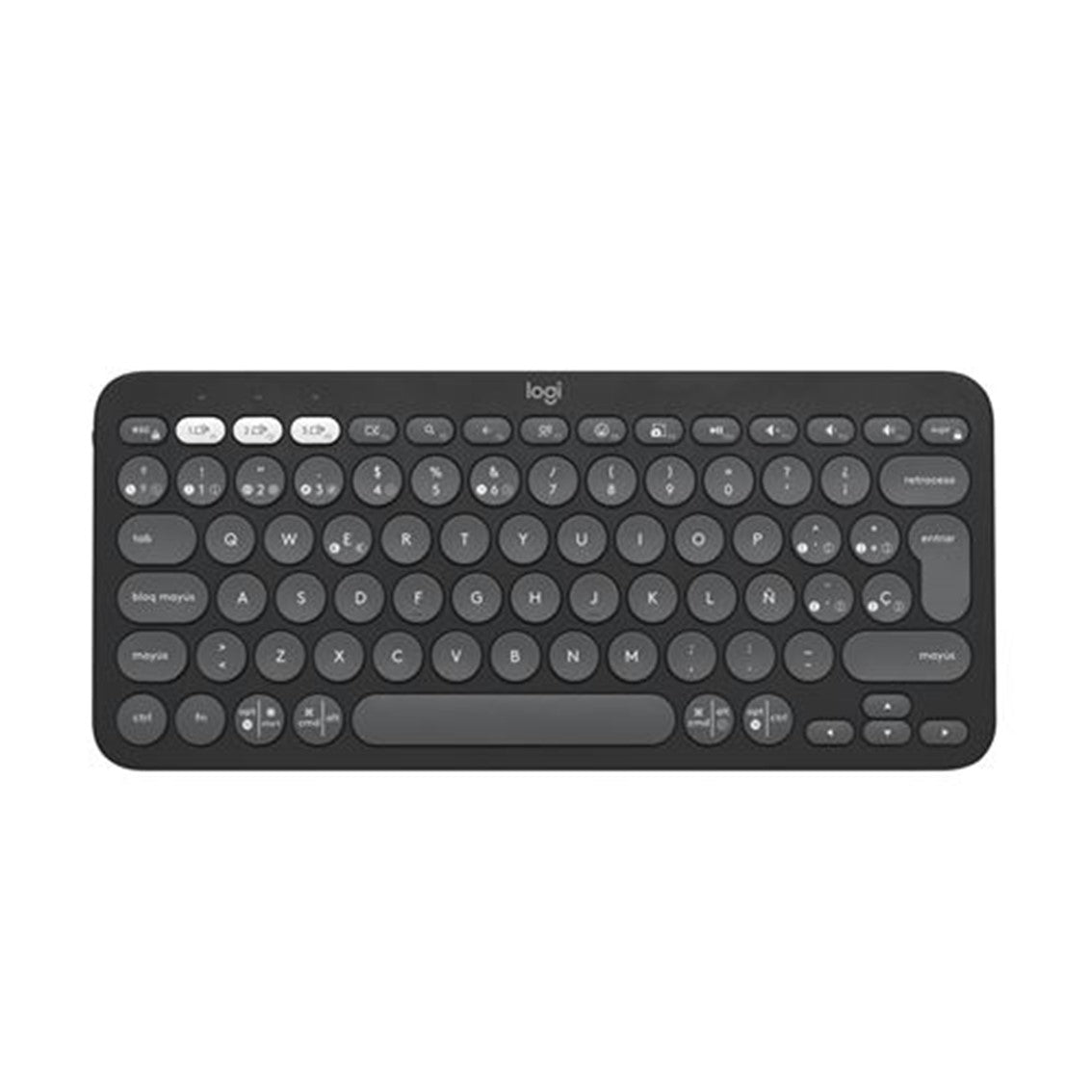 Teclado Logitech Pebble Keys 2 K380s Inalambrico Grafito