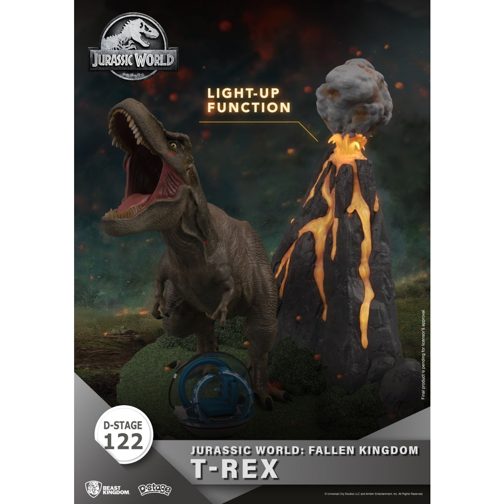 Figura Beast Kingdom Dstage Jurassic World El Reino Caido T - Rex