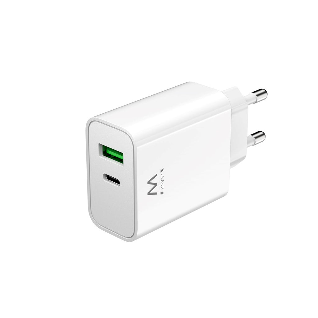 Cargador Ewent Ew1325 30w Usb Tipo A - Usb Tipo C