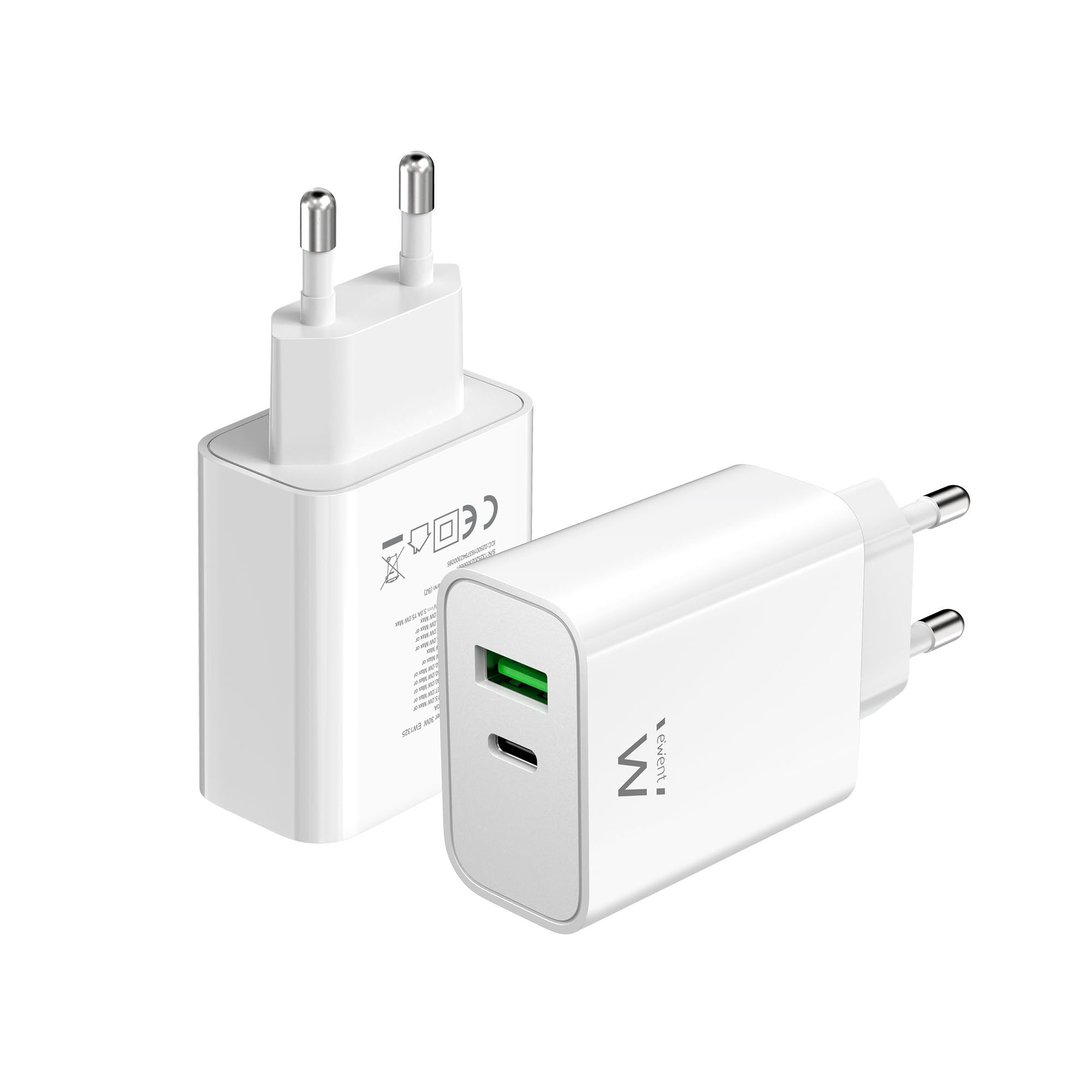 Cargador Ewent Ew1325 30w Usb Tipo A - Usb Tipo C