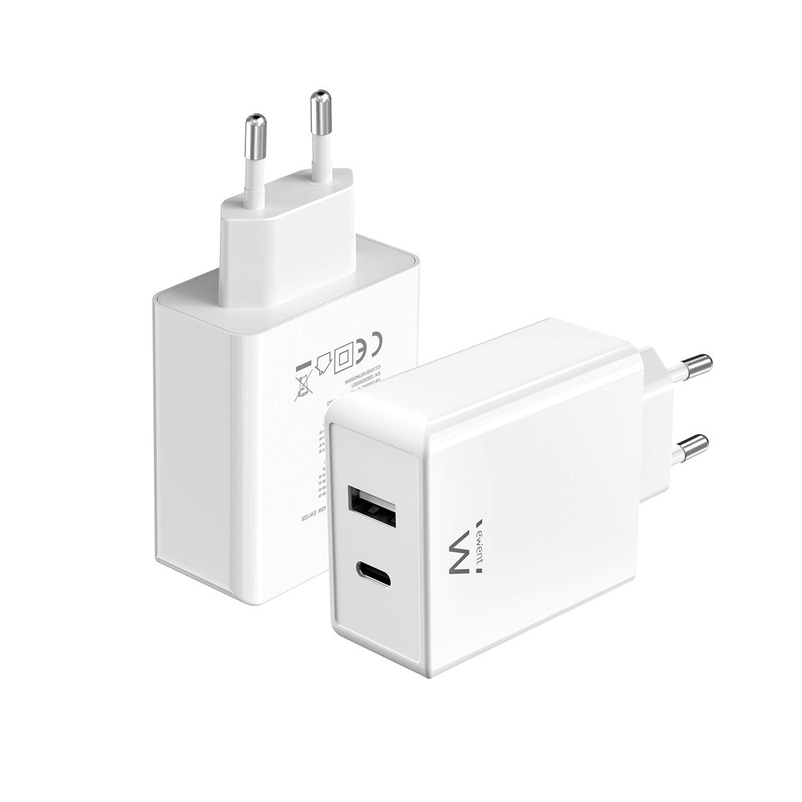 Cargador Ewent Ew1328 45w Usb Tipo A - Usb Tipo C