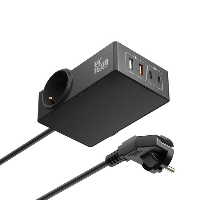 Cargador Ewent Ew3992 65w 2 X Usb Tipo A - 2 X Usb Tipo C Main Image