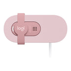 Webcam Logitech Brio 100 Rosado Full Hd - Usb