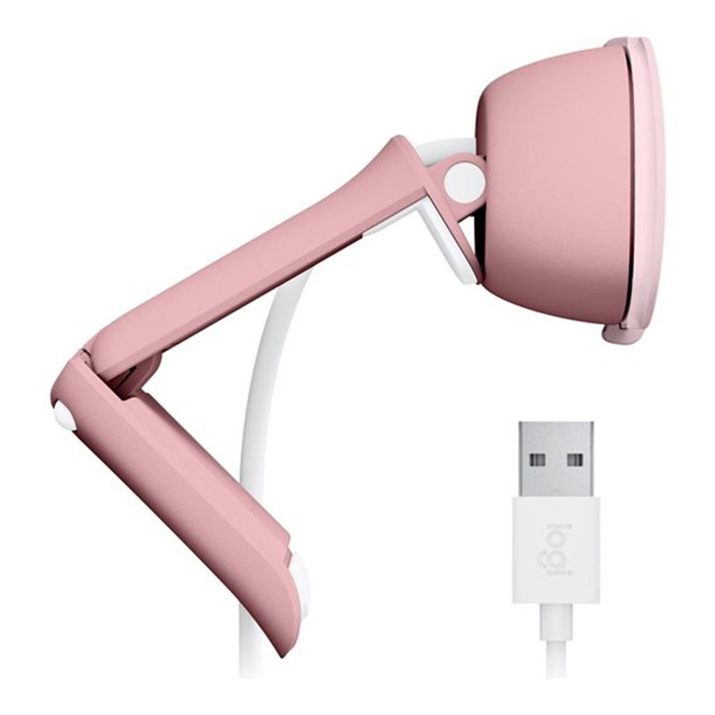 Webcam Logitech Brio 100 Rosado Full Hd - Usb