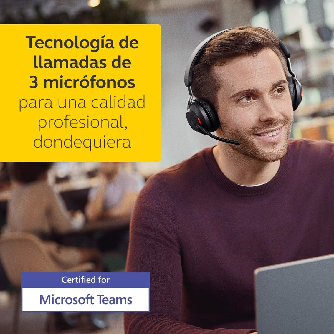 Auriculares Jabra Evolve2 65 Uc Color Negro