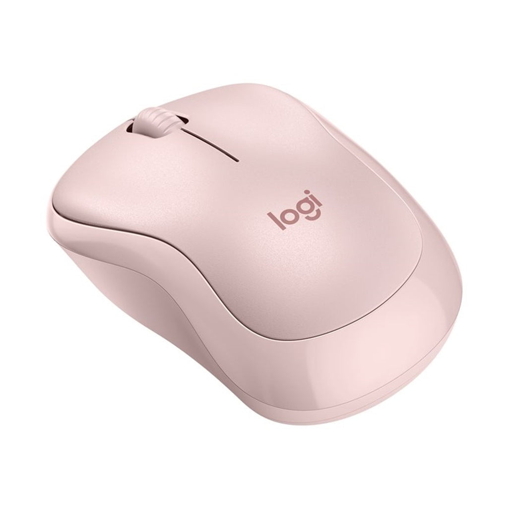 Mouse Raton Logitech M240 Optico Bluetooth Silent Rosado