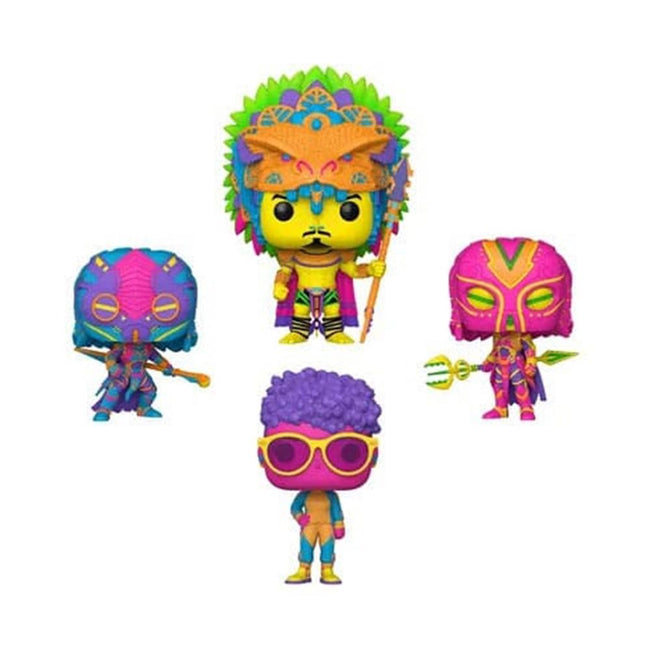 Funko Pop Marvel Black Panther Wakanda Forever Pack De 4 Hover Image