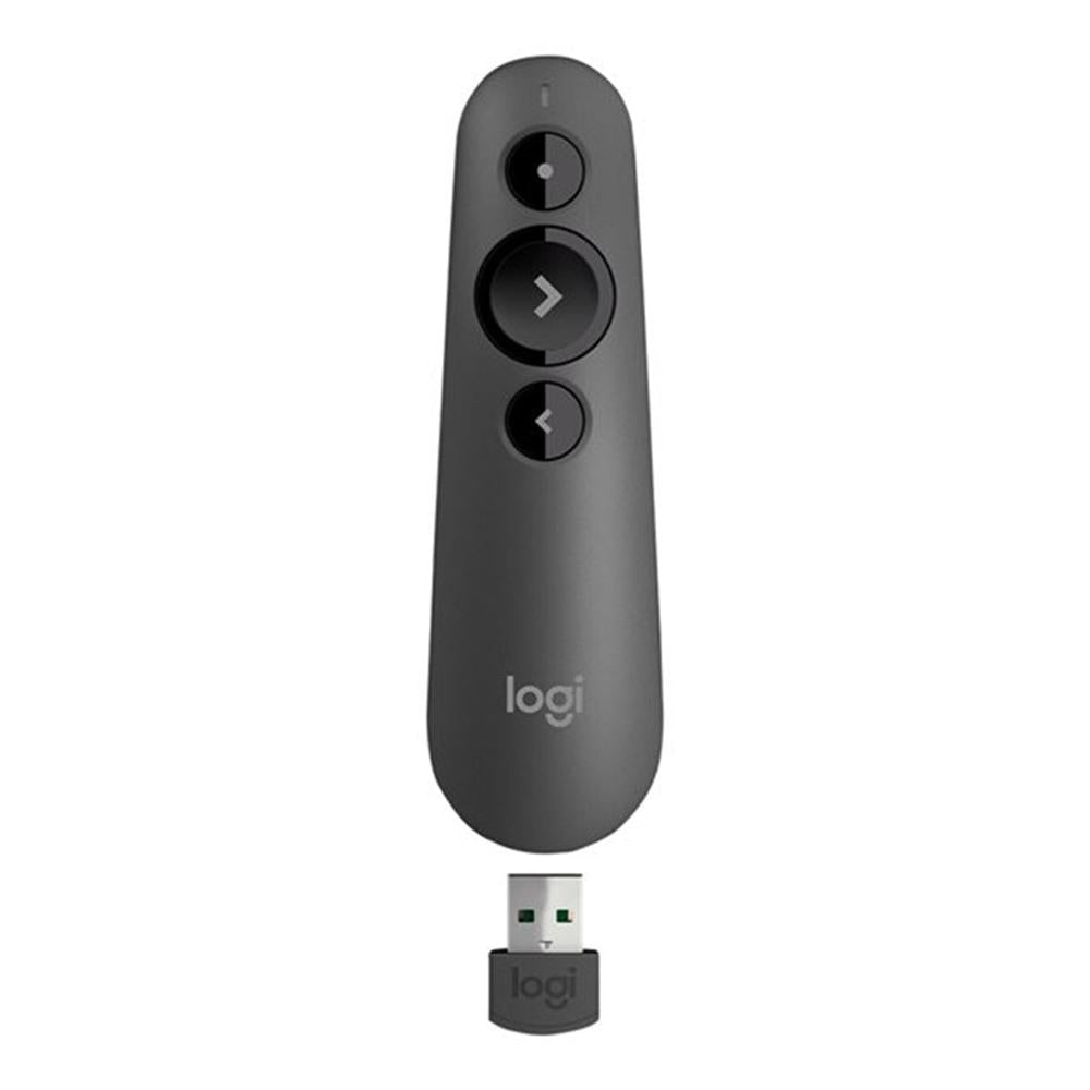 Mando Wireless Inalambrico Logitech R500s Para Presentaciones - Bluetooth - Grafito