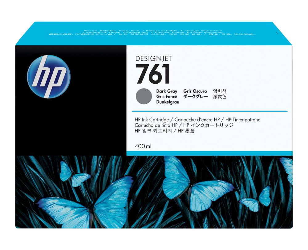 Cartucho Tinta Hp 761 Gris Oscuro 400ml