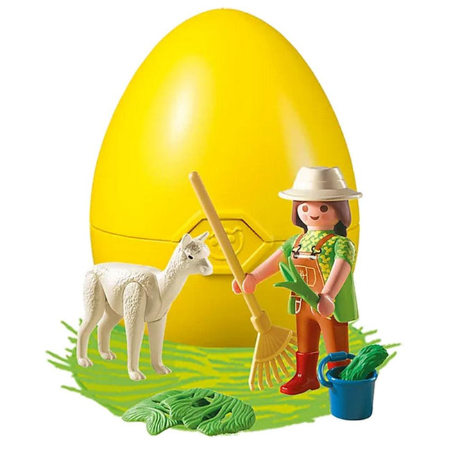 Playmobil Cuidadora Con Alpaca Hover Image
