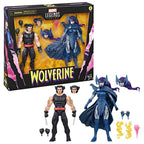 Set Figuras Hasbro Marvel Legends Series Wolverine & Lady Psylocke