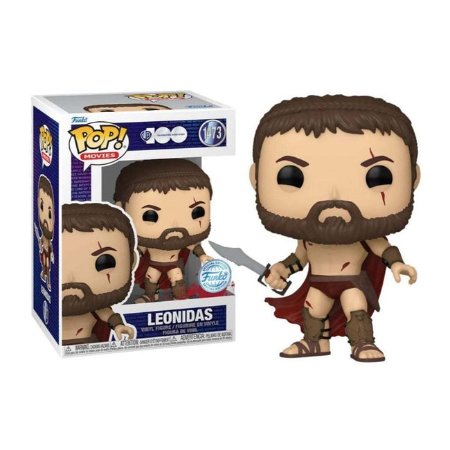 Funko Pop Cine Warner Bross 100 Aniversario 300 Leonidas Batalla 1473 Exclusivo Hover Image