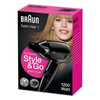 Secador De Pelo Braun Hd130 Style&go 1200w