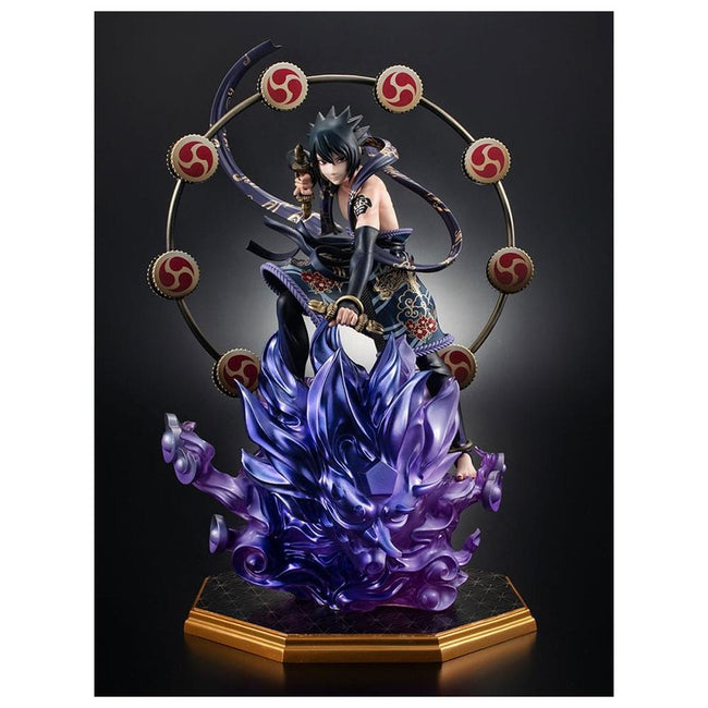 Figura Megahouse Gem Series Naruto Shippuden Sasuke Dios Del Trueno Hover Image