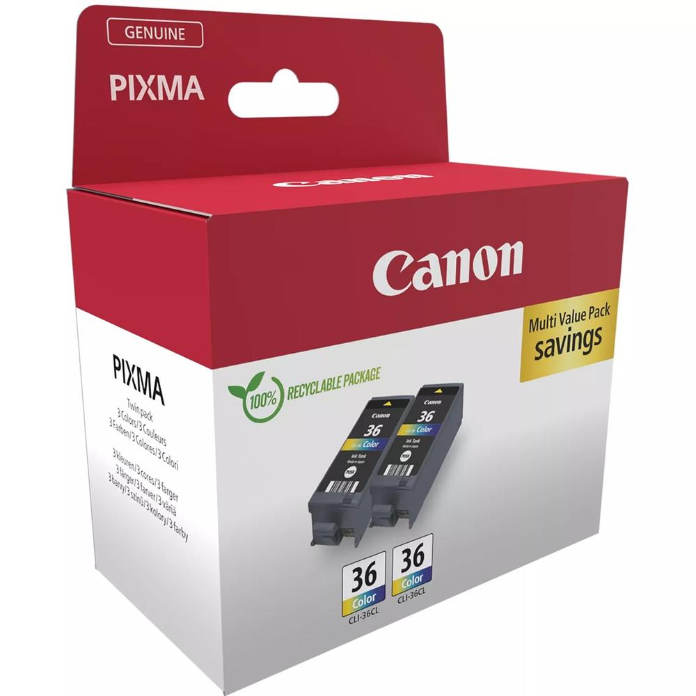 Multipack Canon Cli - 36 C - M - Y 2 Unidades