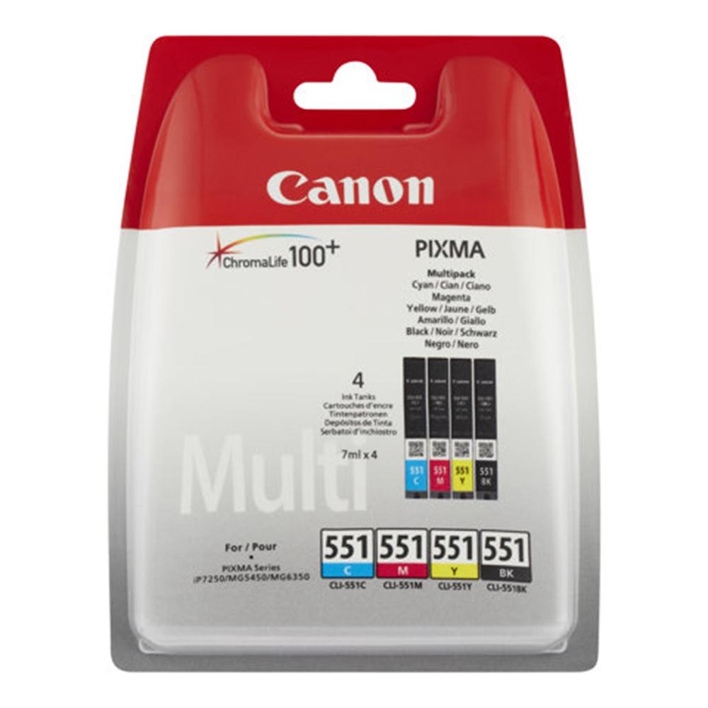Multipack Canon Cli - 551 C - M - Y - Bk