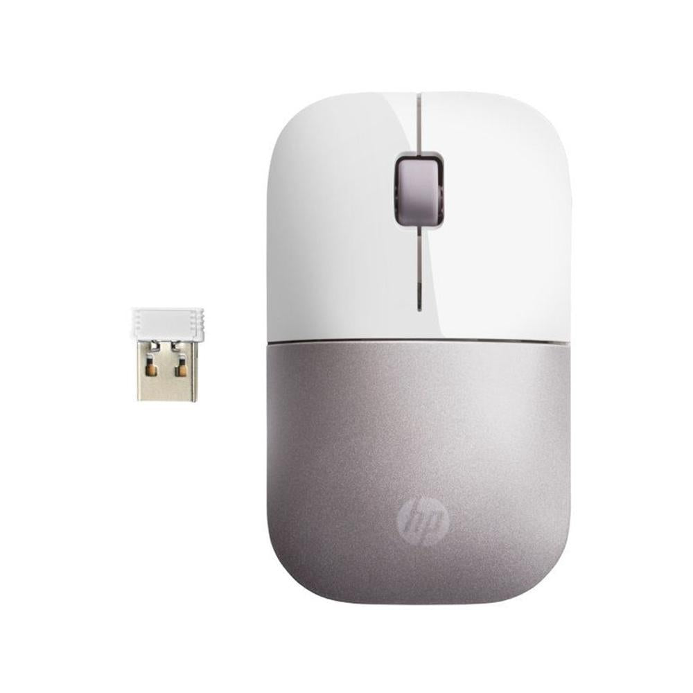 Raton Inalambrico Hp Wireless Z3700 - Hasta 1200dpi - Blanco Y Rosa