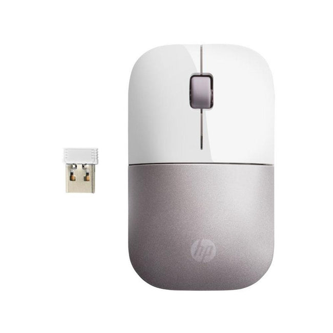 Raton Inalambrico Hp Wireless Z3700 - Hasta 1200dpi - Blanco Y Rosa Hover Image