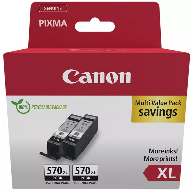 Pack Cartucho Tinta Canon Pgi - 570xl Negro 2 Uds Hover Image