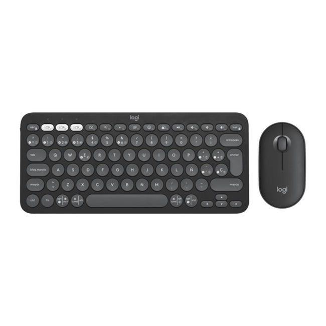 Teclado + Mouse Logitech Pebble 2 Combo Inalambrico Negro Hover Image