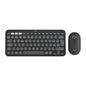 Teclado + Mouse Logitech Pebble 2 Combo Inalambrico Negro