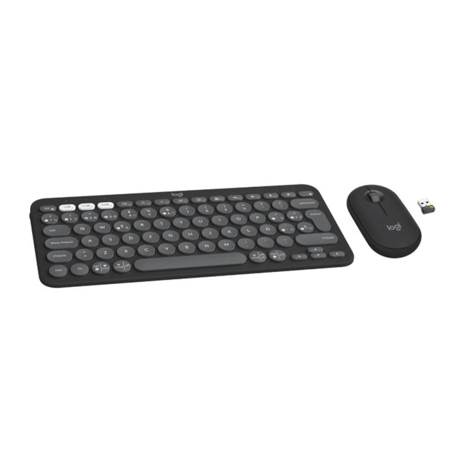 Teclado + Mouse Logitech Pebble 2 Combo Inalambrico Negro Main Image