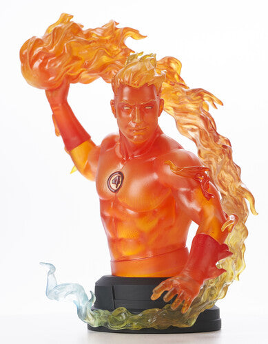 Figura Mini Busto Diamond Marvel Comic Human Torch 1 - 6 Scale Hover Image