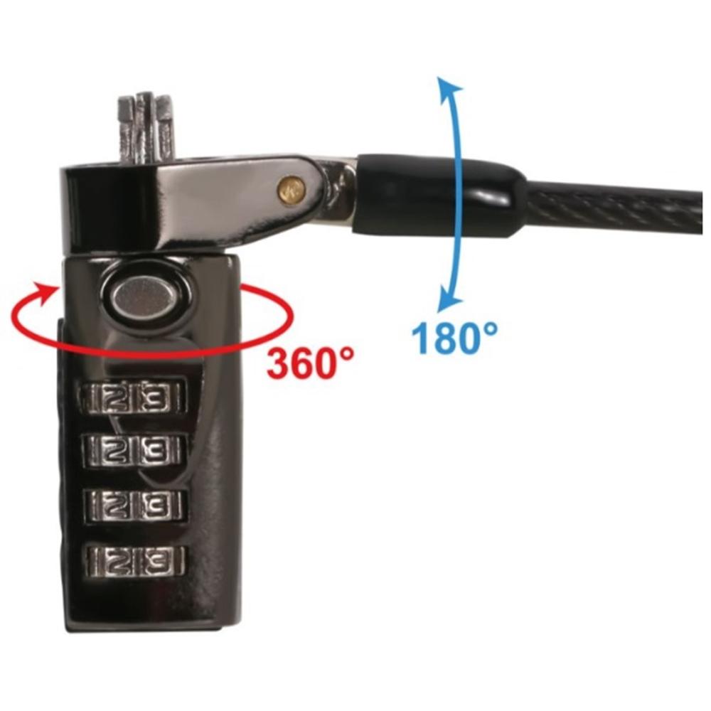 Cable Seguridad Para Portatiles 1.8m Conceptronic
