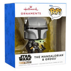 Adorno De Navidad Funko Star Wars Mandaloriano & Grogu Figura De Resina