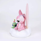 Figura Iluminada Enesco Disney Stitch Y Angel