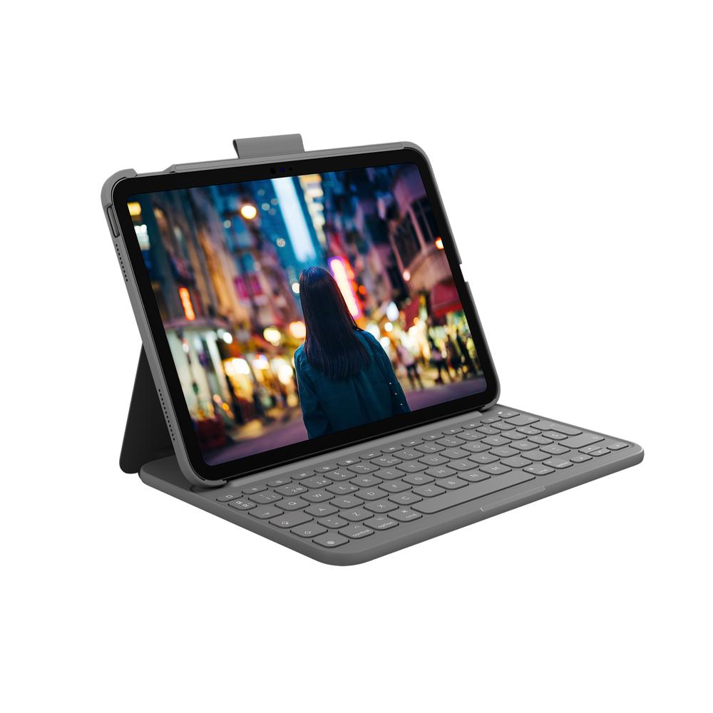 Funda Logitech Slim Folio Con Teclado Para Ipad