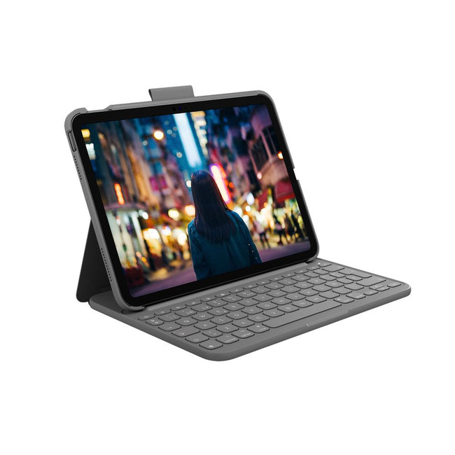 Funda Logitech Slim Folio Con Teclado Para Ipad Hover Image