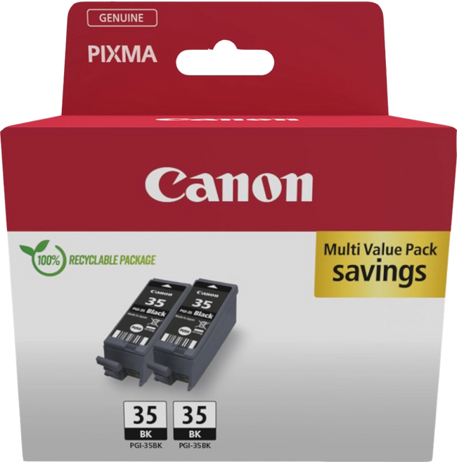 Cartucho Tinta Canon Pgi - 35 Twin Pack Hover Image