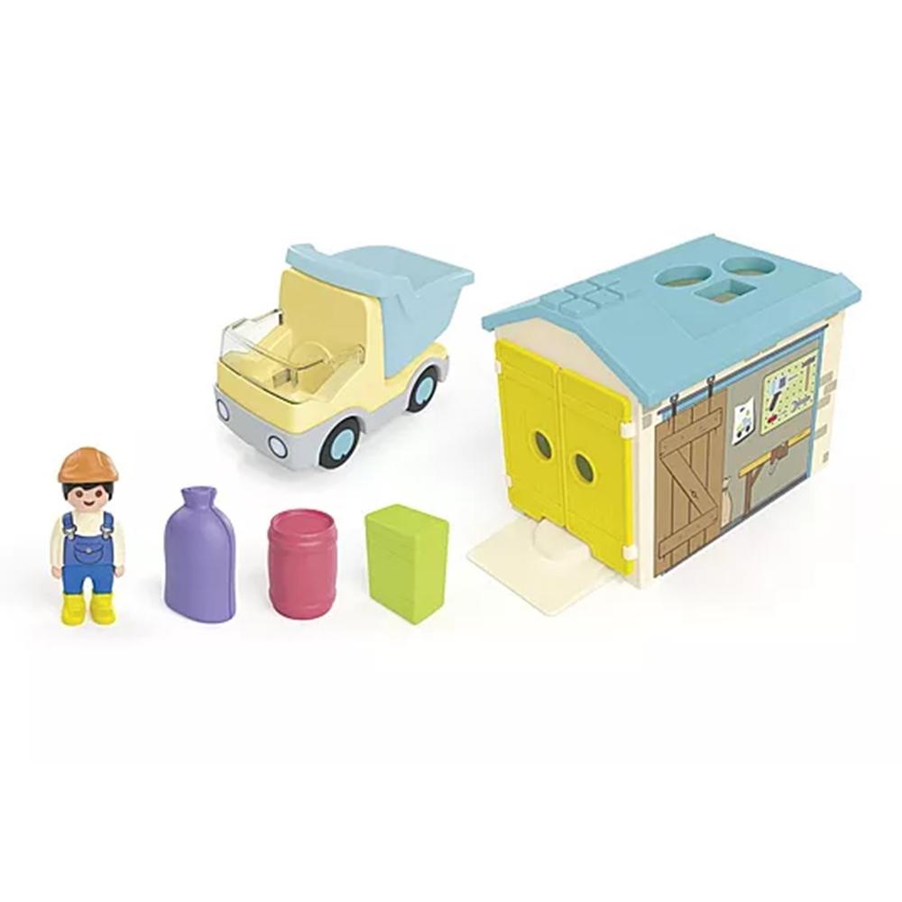 Playmobil Junior Camión Con Garaje