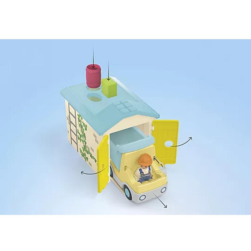 Playmobil Junior Camión Con Garaje