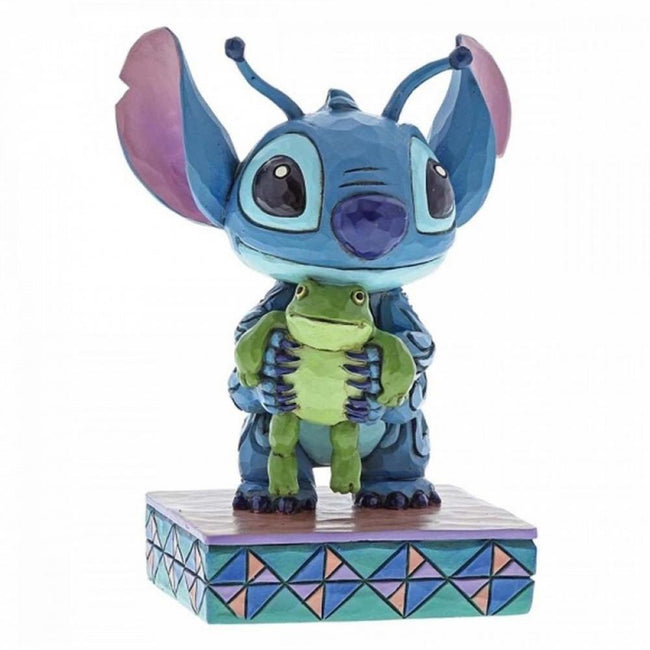 Figura Enesco Disney Stitch Con Rana Hover Image