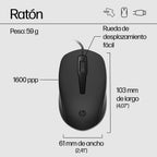 Teclado + Raton Hp 150 Cable