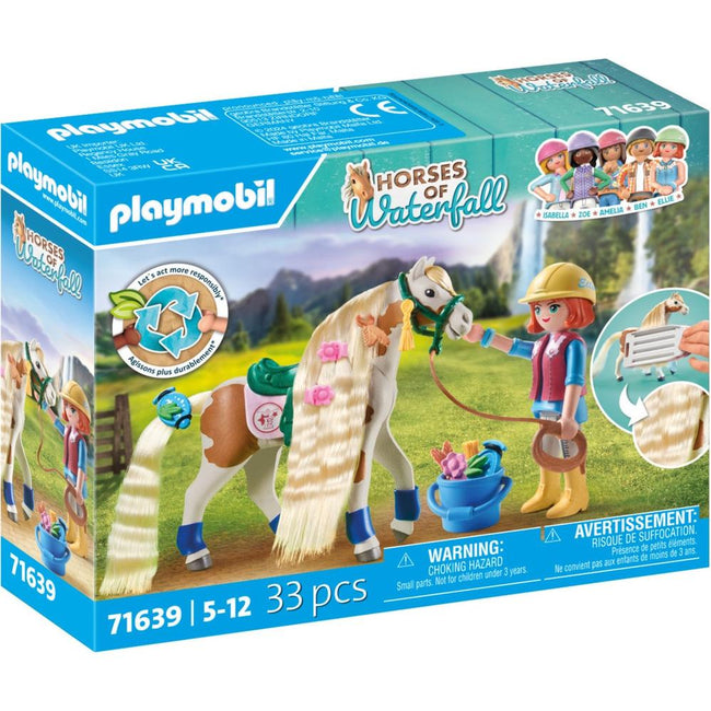 Playmobil Ellie Con Caballo Hover Image