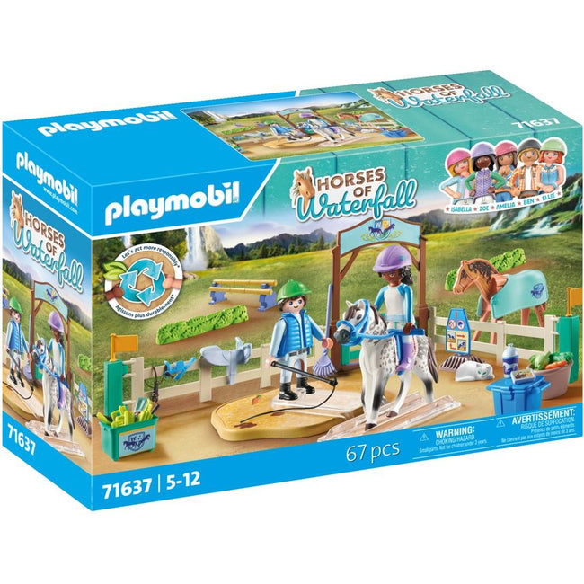 Playmobil Escuela Moderna De Equitación Hover Image
