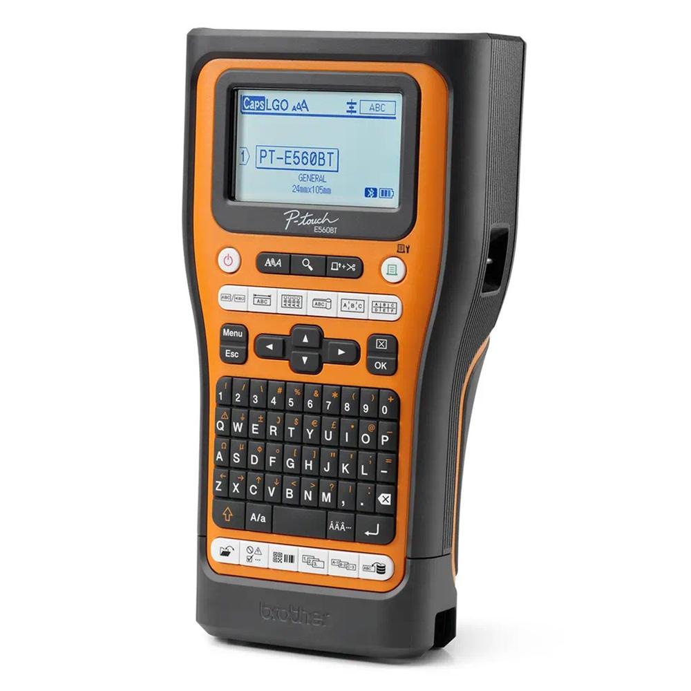 Rotuladora Brother Pt - E560btvp Lcd - 3 Lineas - Teclado Qwerty - Corte Automatico