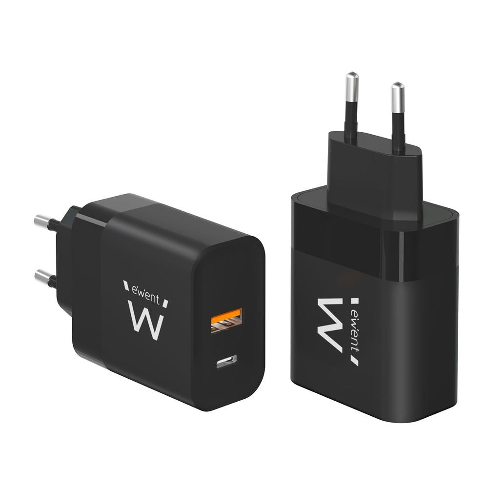 Cargador Ewent Ew1327 45w Usb Tipo A - Usb Tipo C