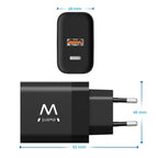 Cargador Ewent Ew1327 45w Usb Tipo A - Usb Tipo C