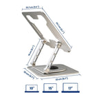 Soporte Mesa Ewent Para Portatil 17.3 Pulgadas Rotacion 360