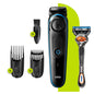 Barbero Cortapelos Braun Bt3240 - Uk + Gillete Fusion 39 Ajustes - Barba - Lavable - Control Giratorio