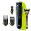 Barbero Cortapelos Braun Bt3240 - Uk + Gillete Fusion 39 Ajustes - Barba - Lavable - Control Giratorio