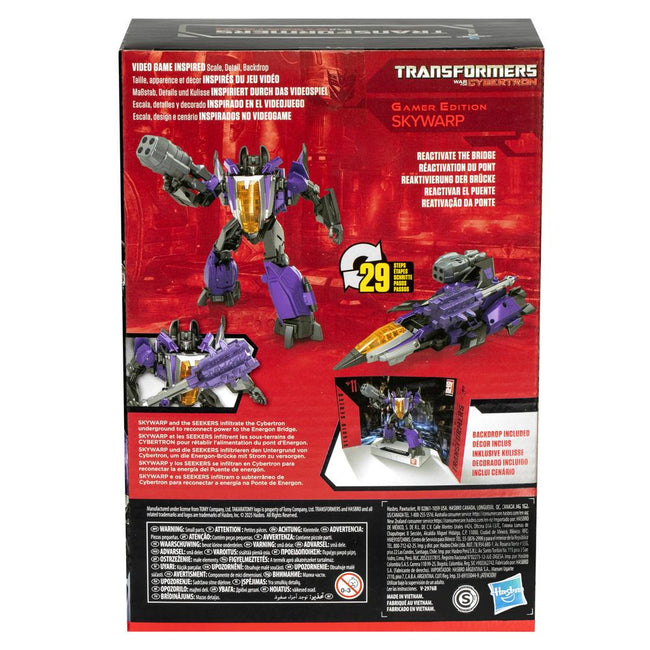 Figura Hasbro Transformers Cybertron Skywarp Studio Series Gamer Edition Main Image