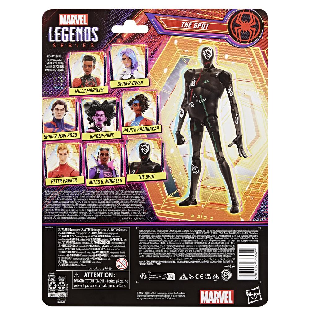 Figura Hasbro Marvel Legends Series Spider - Man Across The Spider - Verse The Spot